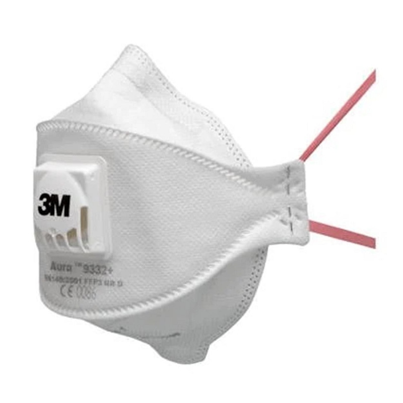 3M Aura 9332+ stofmasker FFP3 NR D met uitademventiel in bulkverpakking