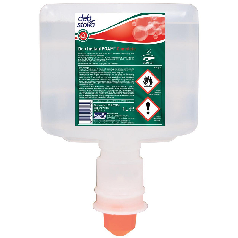 Deb Stoko InstantFOAM Complete handdesinfectiemiddel - BE