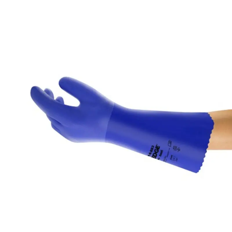 Ansell Edge 14-663 blauw PVC maat 8