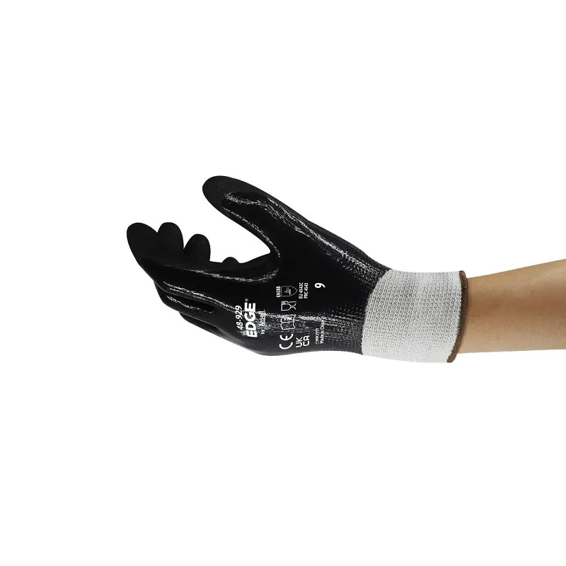 Ansell EDGE 48-929 nitril zwart, maat 6