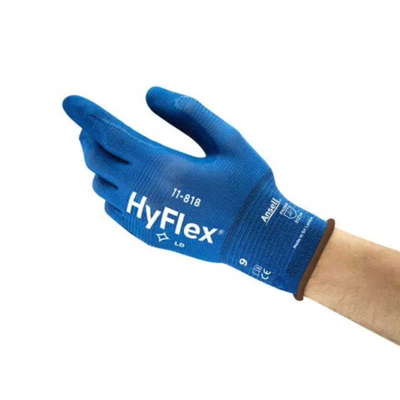 Ansell Hyflex 11-818 blauw, maat 9