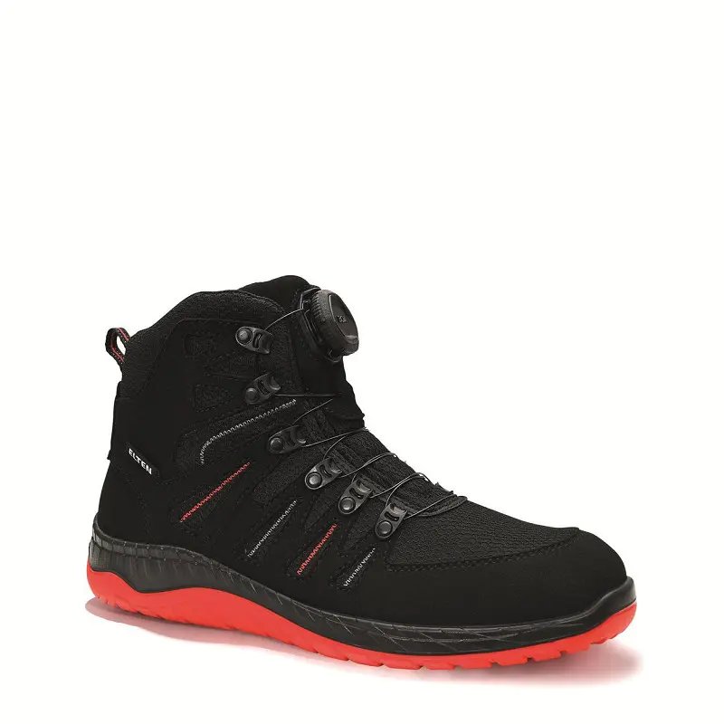 Elten MADDOX BOA black-red Mid ESD veiligheidsschoen S3S -MAAT 38