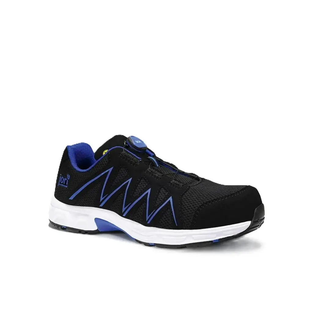 Jori jo_SPEEDY BOA black-blue Low veiligheidsschoen S1PS -MAAT 46