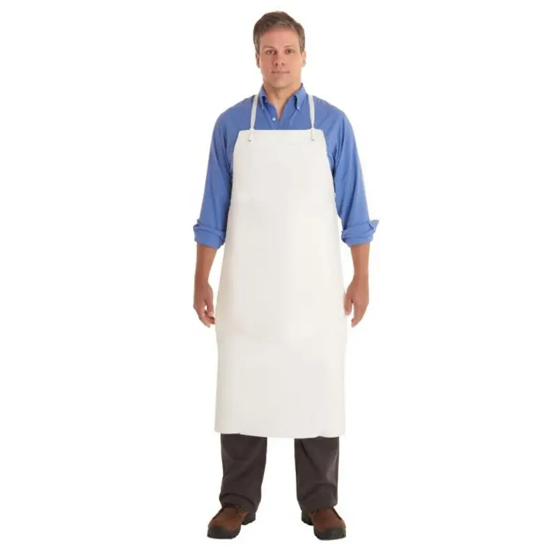 werkschort Ansell PVC-45W wit 90x115cm z