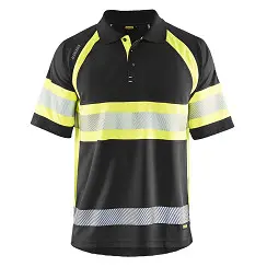 Blåkläder 3338 Poloshirt Zwart/Geel