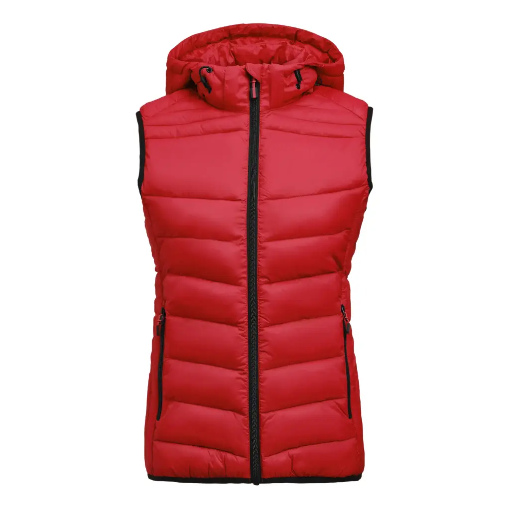 Printer Base Bodywarmer Dames Rood M