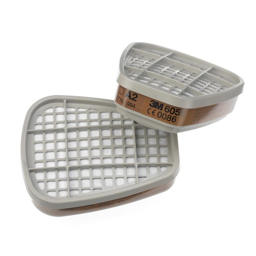 [49605500] 3M 6055 gas- en dampfilter A2