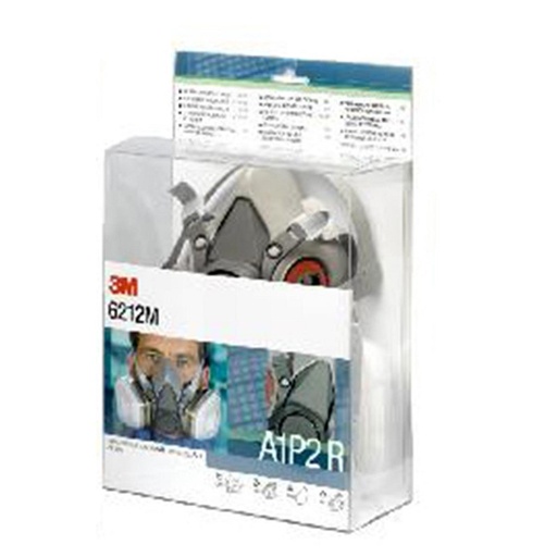 [49621200] 3M 6212M starterskit voor halfgelaatsmaskers met A1-P2 R filtercombinatie