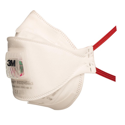[49933210] 3M Aura 9332+Gen3 stofmasker FFP3 NR D met uitademventiel