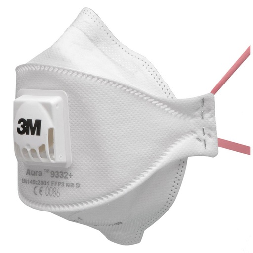 [49933200] 3M Aura 9332+ stofmasker FFP3 NR D met uitademventiel