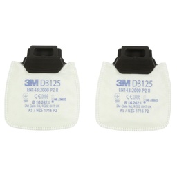 [49081200] 3M Secure Click D3125 stoffilter P2 R