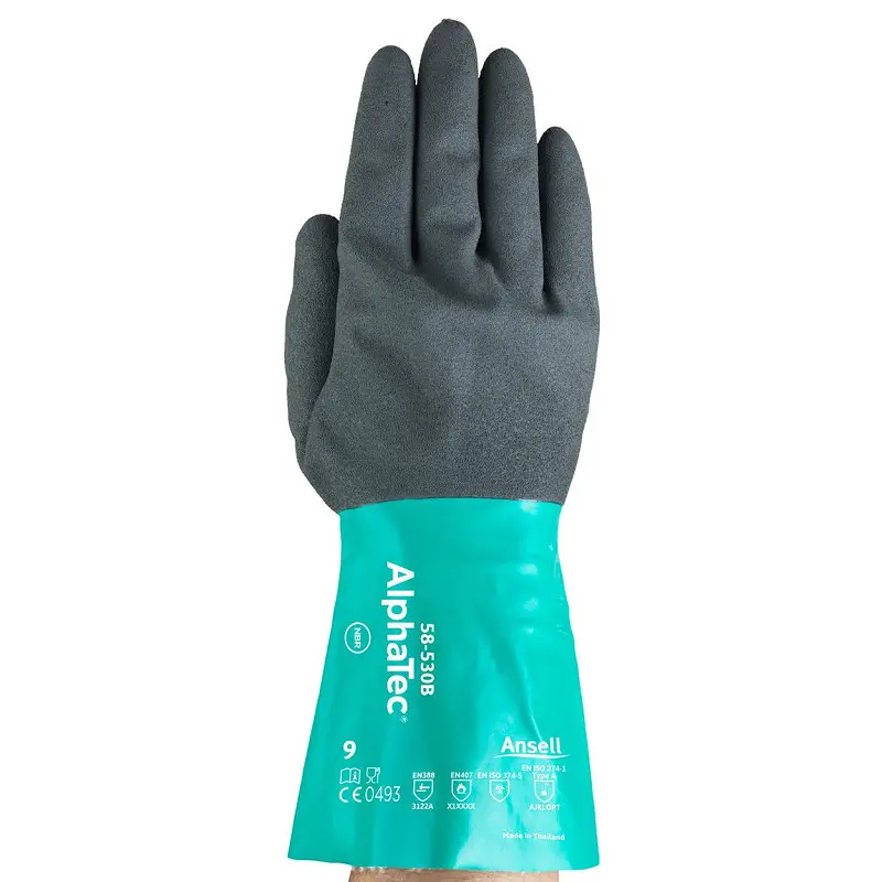 [19020508] Ansell AlphaTec 58-530B handschoen 	8-305 mm