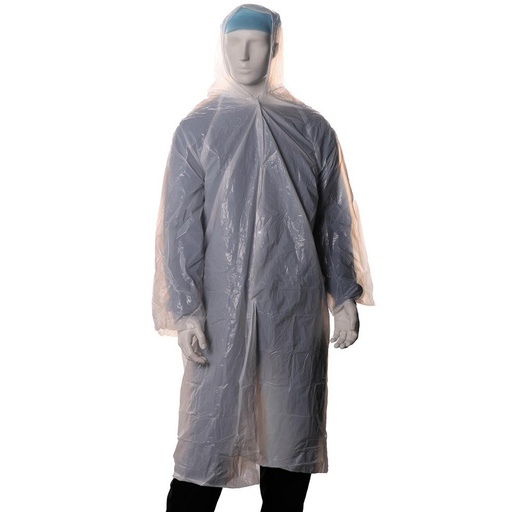 [26548200] Bezoekersjas polyethyleen 18 mu