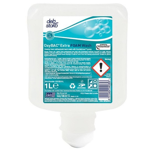 [85001100] Deb OxyBAC Extra FOAM Wash handreiniger