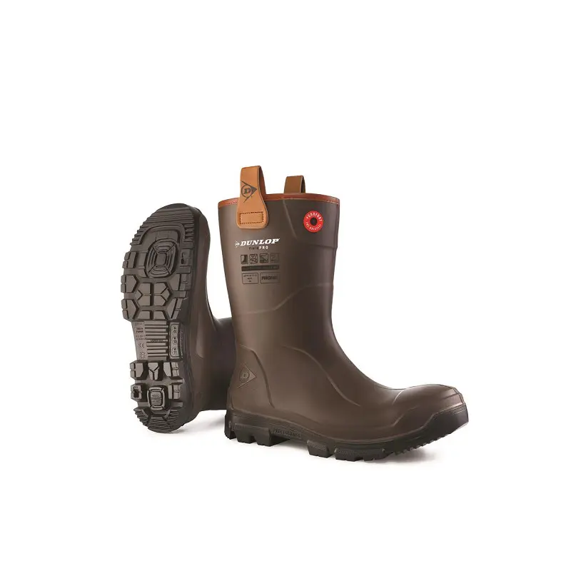 [55425739] Dunlop Purofort RigPRO full safety Dark Brown veiligheidslaars S5 -MAAT 39