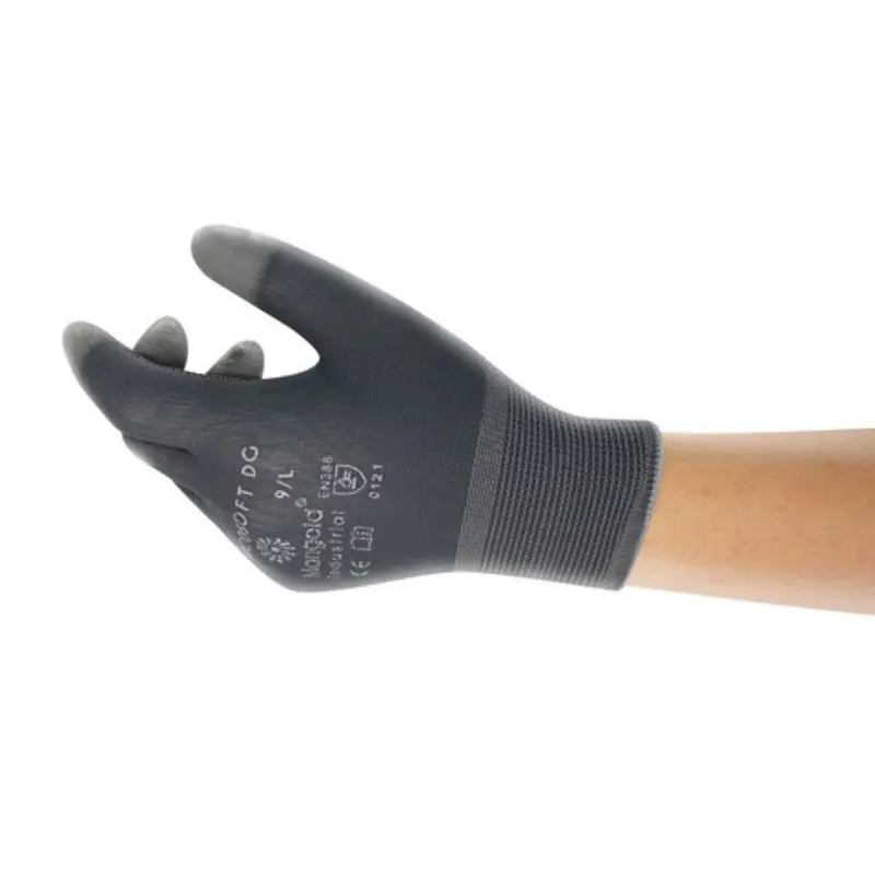 [18634509] Ansell Picosoft DG grijs PVC nop, maat 9