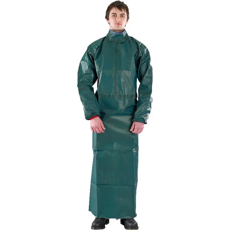 [26668005] Microchem 4000 schort 215 groen maat L